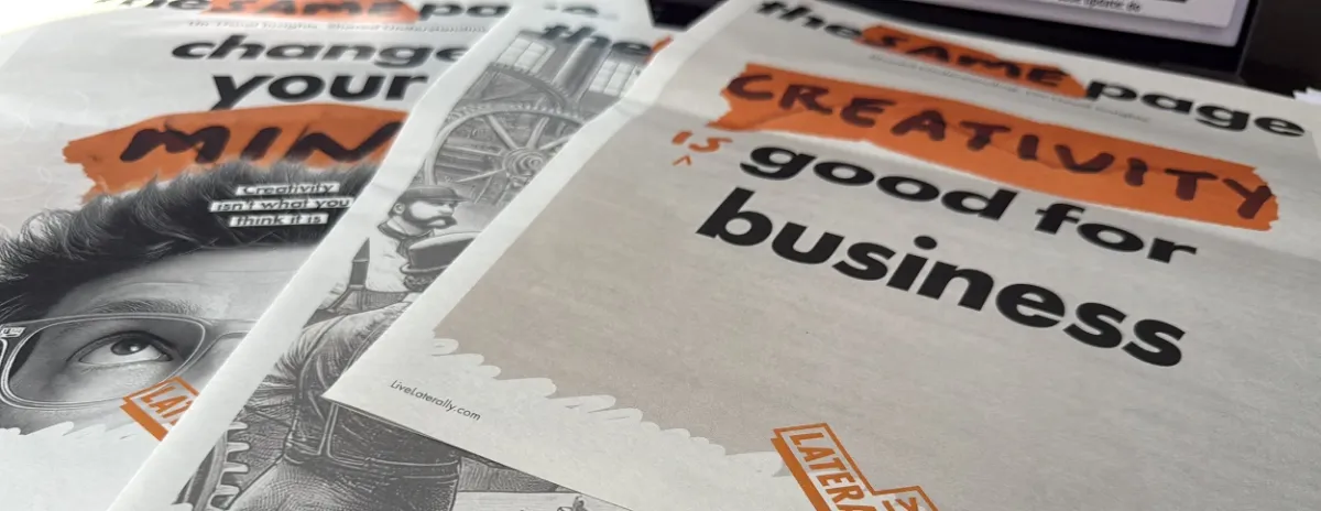 The Same Page – printed newspaper newsletter
